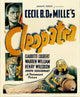 Cleopatra Movie Masterprint Poster featuring Claudette Colbert, 1934