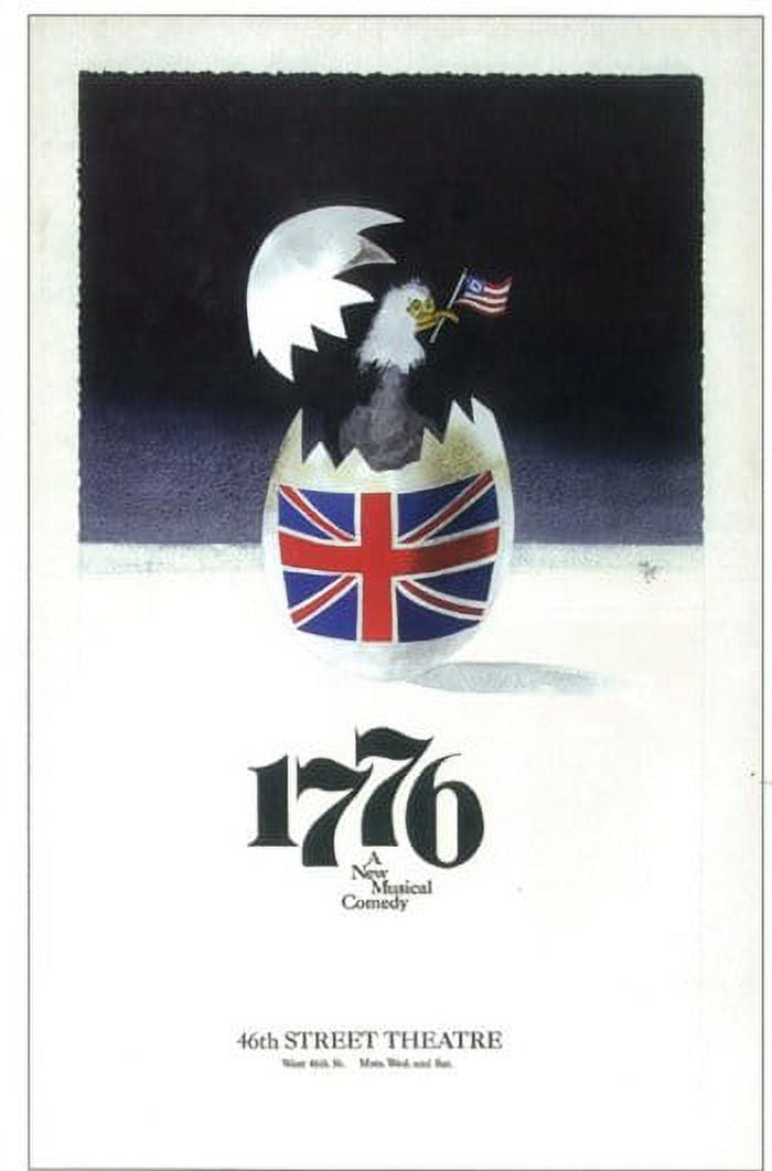 1776 Broadway Movie Poster 11x17 Print showcasing American history.