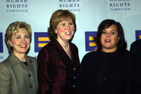 Hillary Clinton, Cheryl Jacques, and Rosie O'Donnell at The Human Rights Campaign Annual Dinner poster print.