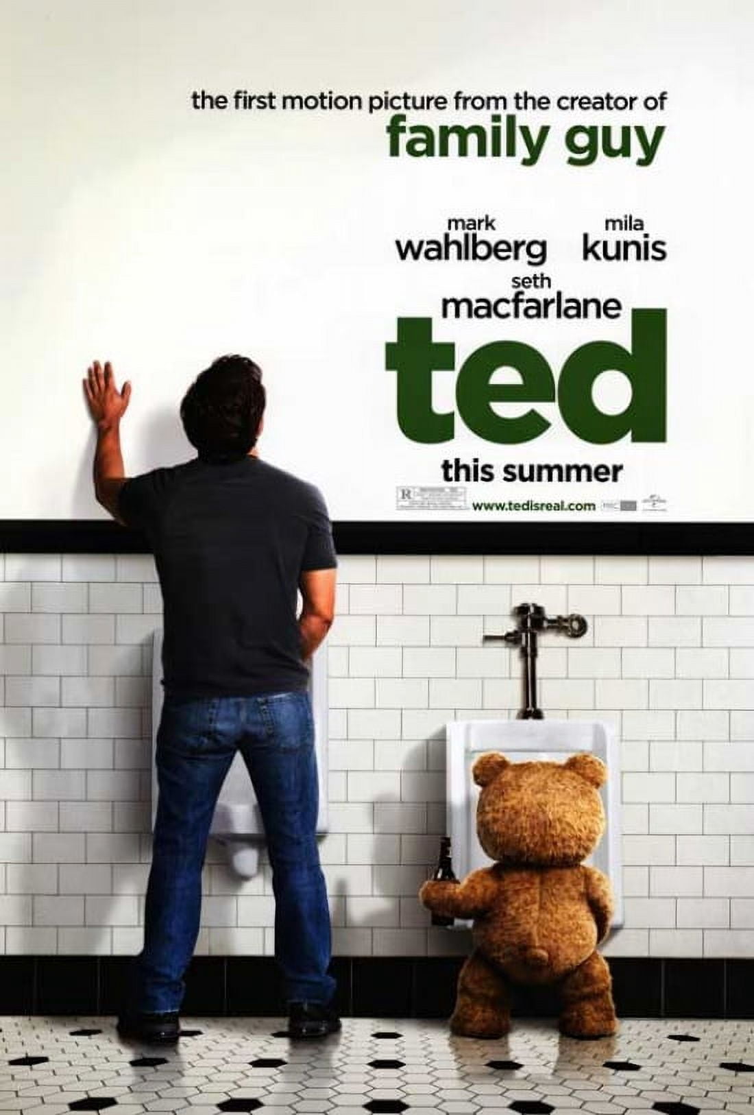 Ted Movie Poster in 11x17 size featuring vibrant colors and humor.