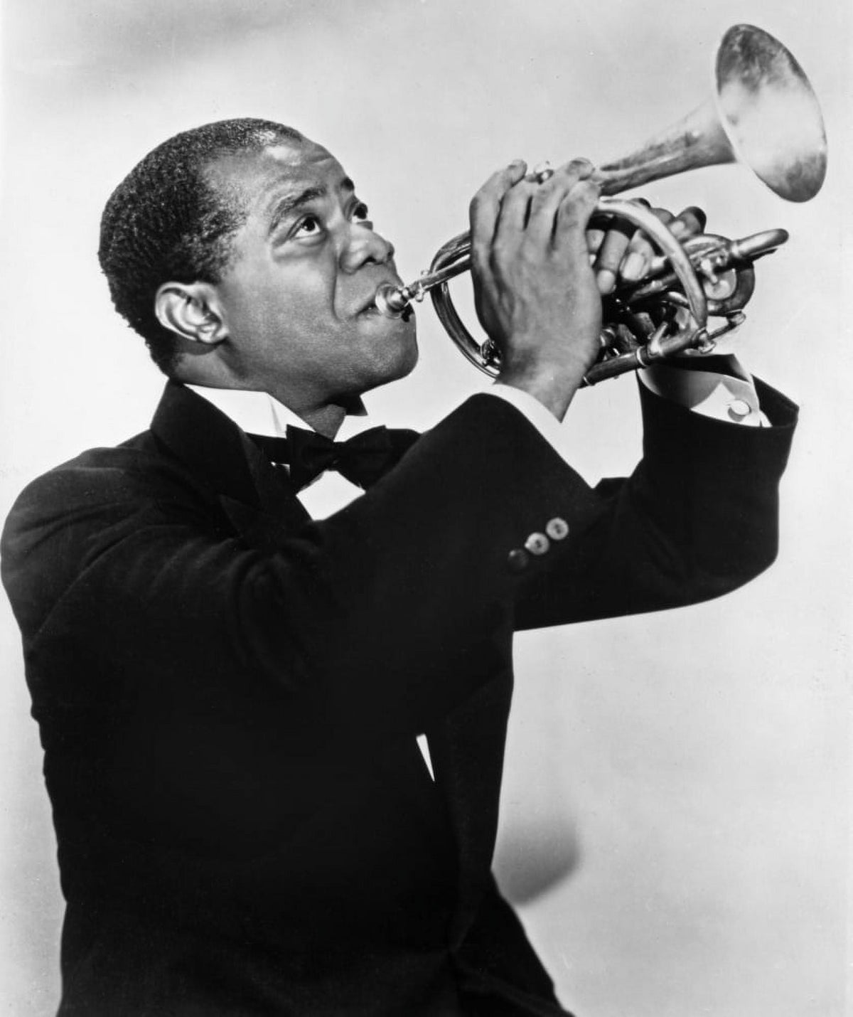 Louis Armstrong Playing The Trumpet Photo Print