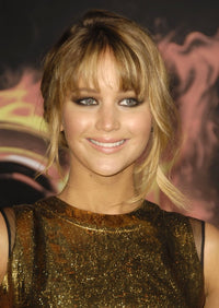 Jennifer Lawrence at the Hunger Games premiere photo print.
