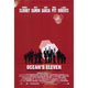 Ocean's Eleven Movie Poster Print 27x40 featuring iconic film characters.
