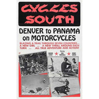 Cycles South Movie Poster - 11x17 size, vibrant and adventurous design.