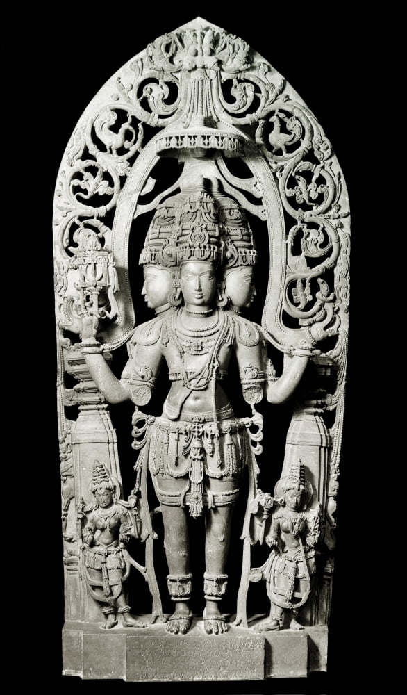 Vishnu Gupta Period Sculpture Poster Print from Philadelphia Museum