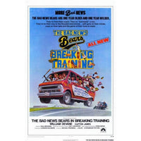The Bad News Bears Movie Poster Print featuring iconic scenes from the film.