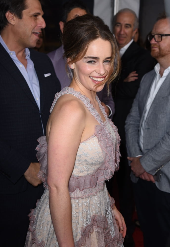 Emilia Clarke at Me Before You premiere photo print by Derek Storm.