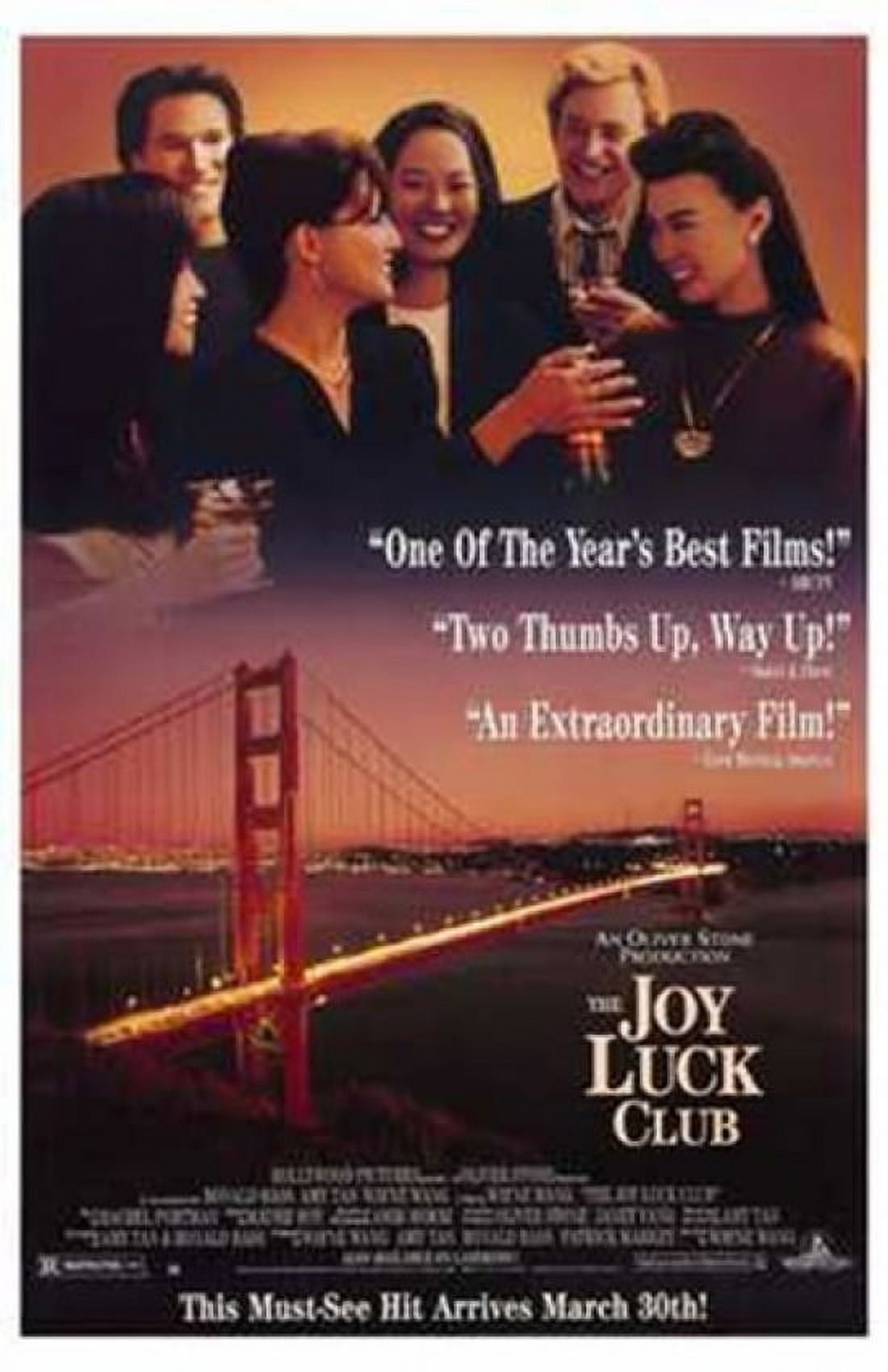 The Joy Luck Club movie poster in 11x17 size showcasing its emotional narrative.
