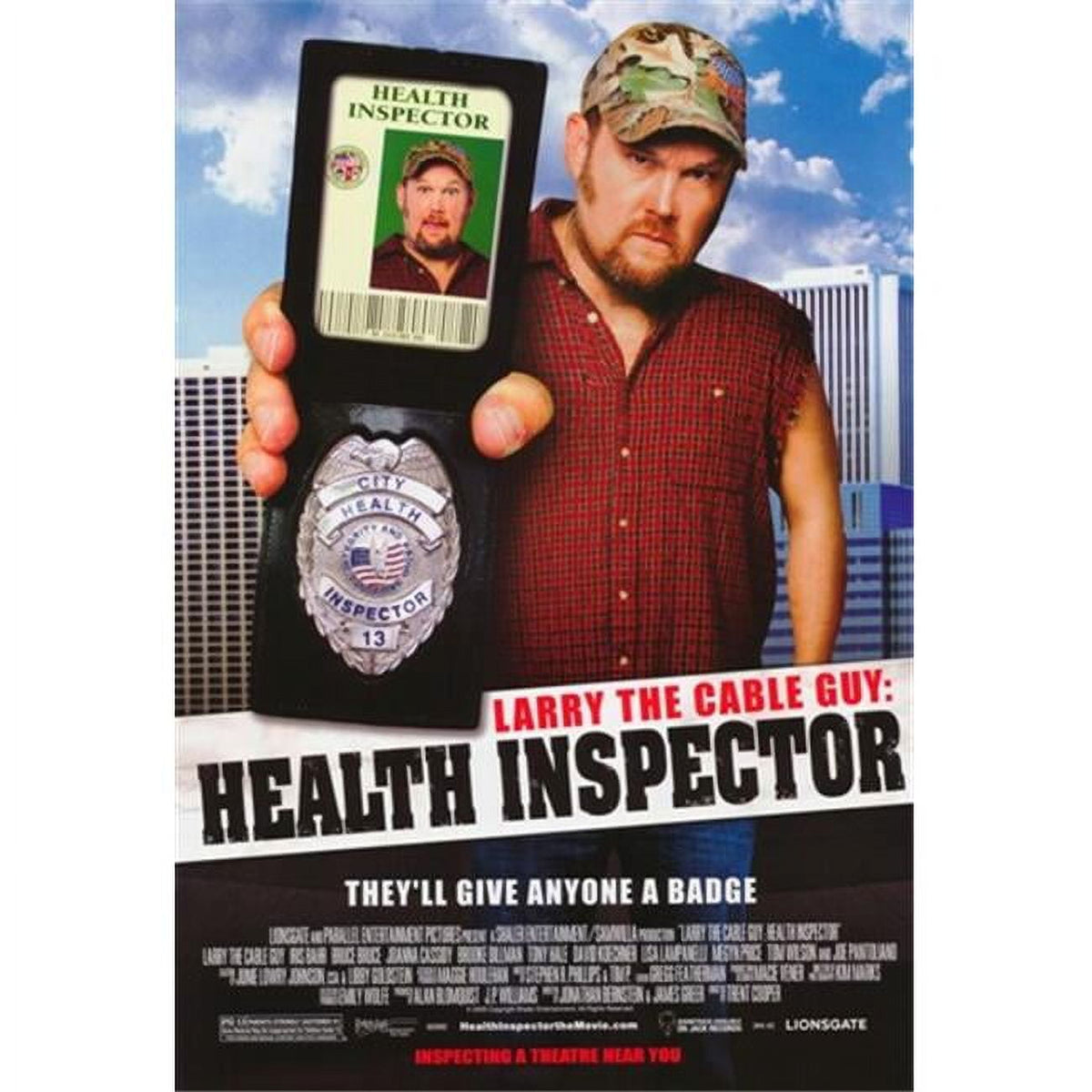 Larry the Cable Guy Health Inspector Movie Poster 11x17