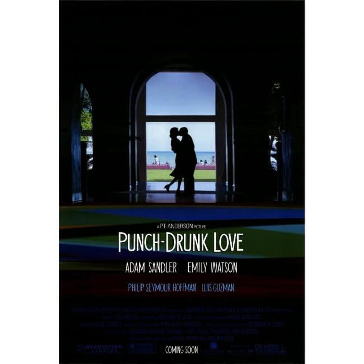 Punch-Drunk Love movie poster print 27x40 featuring vibrant colors.