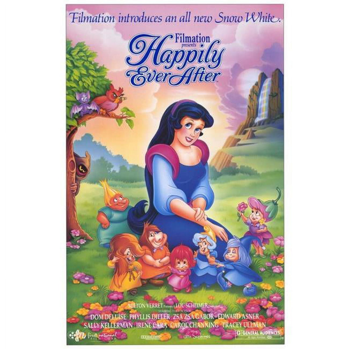Happily Ever After Movie Poster Print 27x40 - Romantic artwork for home decor.