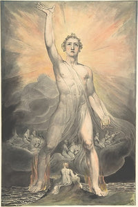 Angel of the Revelation art print by William Blake, 8 x 10.