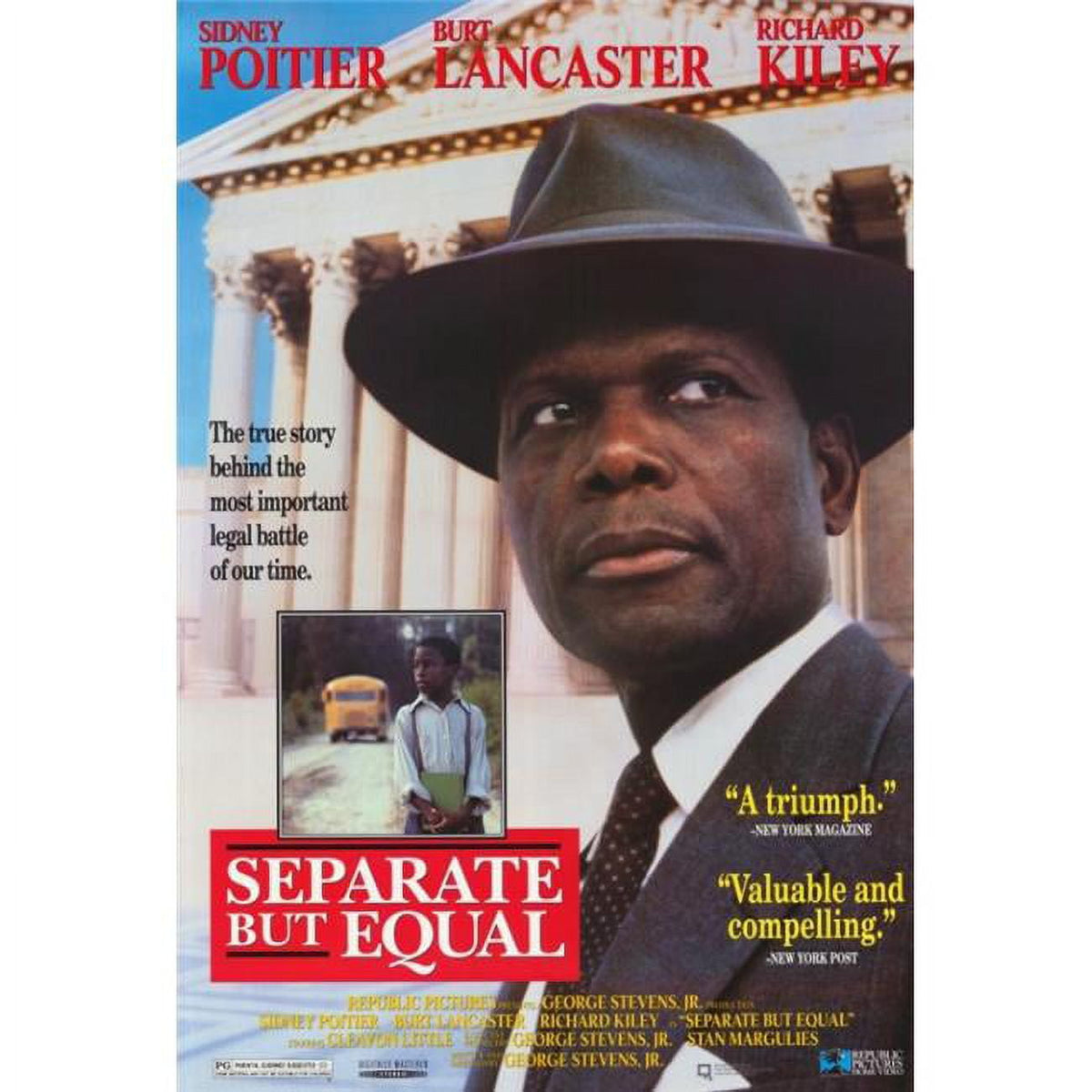 Separate but Equal Movie Poster Print in 27x40 size