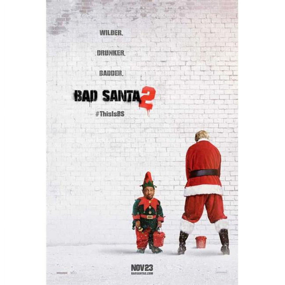 Bad Santa 2 Movie Poster 11x17 vibrant film print