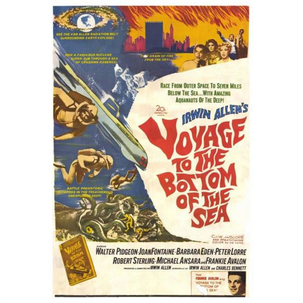 Voyage to the Bottom of the Sea Movie Poster Print 27x40