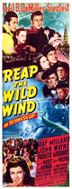 Reap The Wild Wind movie poster featuring Ray Milland, Paulette Goddard, John Wayne, and Susan Hayward.