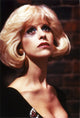 Ellen Greene Looking Up in Black Dress Photo Print