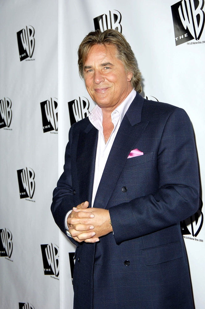 Don Johnson photo print at The WB Network's Star Cabana Club in Los Angeles, July 22, 2005