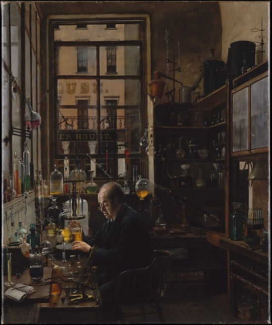 In the Laboratory Poster Print by Henry Alexander, 8x10 inches.