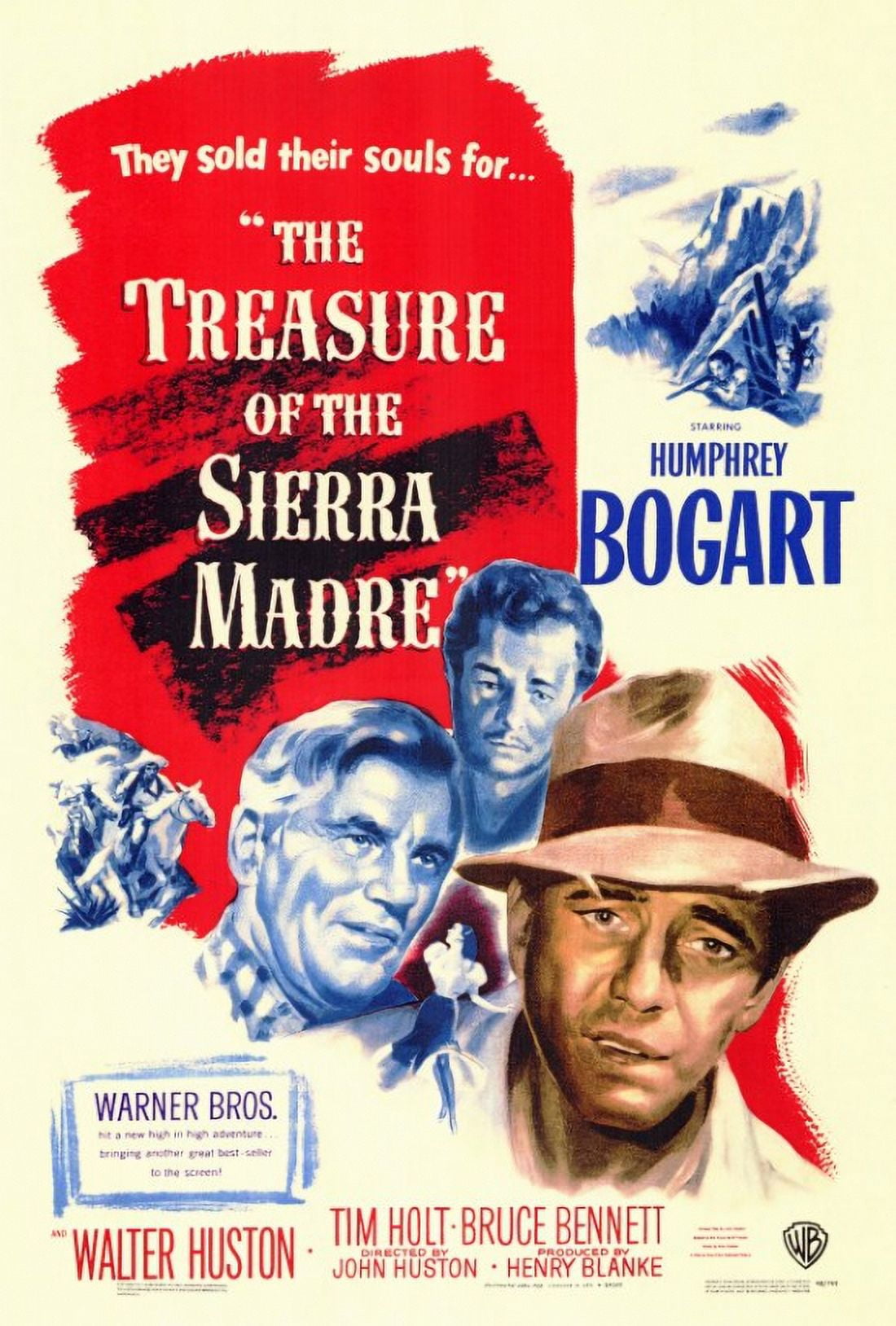 Treasure of the Sierra Madre Movie Poster Print 27x40