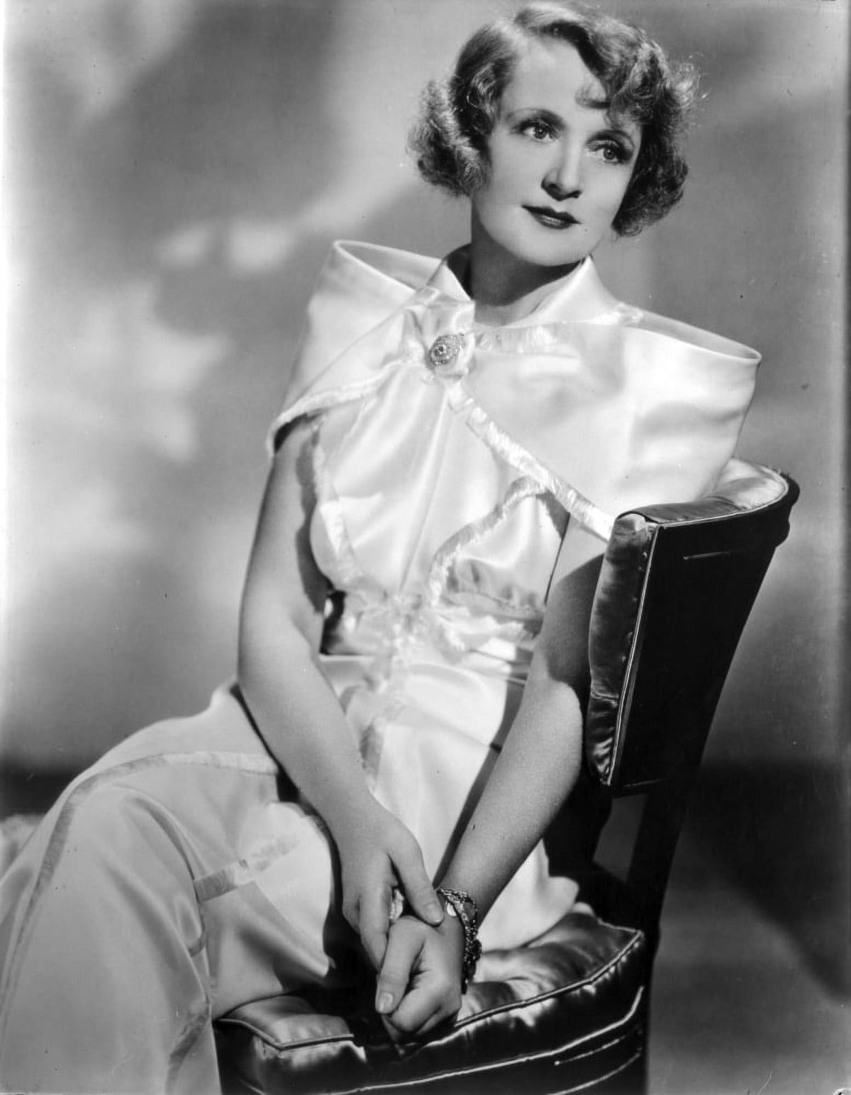 Portrait photo print of Billie Burke, classic Hollywood actress.