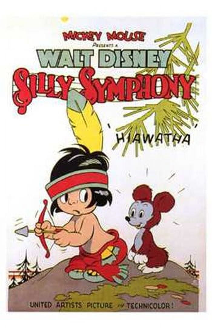 Little Hiawatha Movie Poster 11x17 print featuring classic animation character.