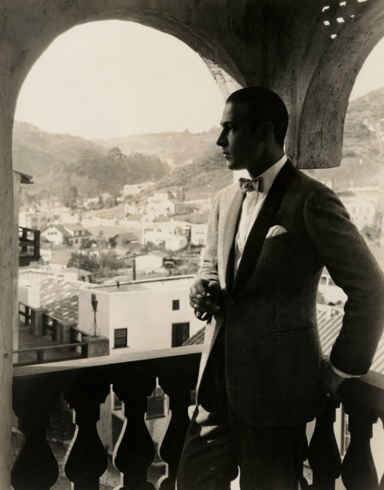Rudolph Valentino 1920s portrait photo print