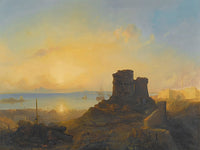 Crusader Castle on the Ottoman Coast art print by Jacob Jacobs