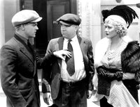 The Roaring Twenties movie photo print featuring James Cagney, Frank McHugh, and Gladys George.