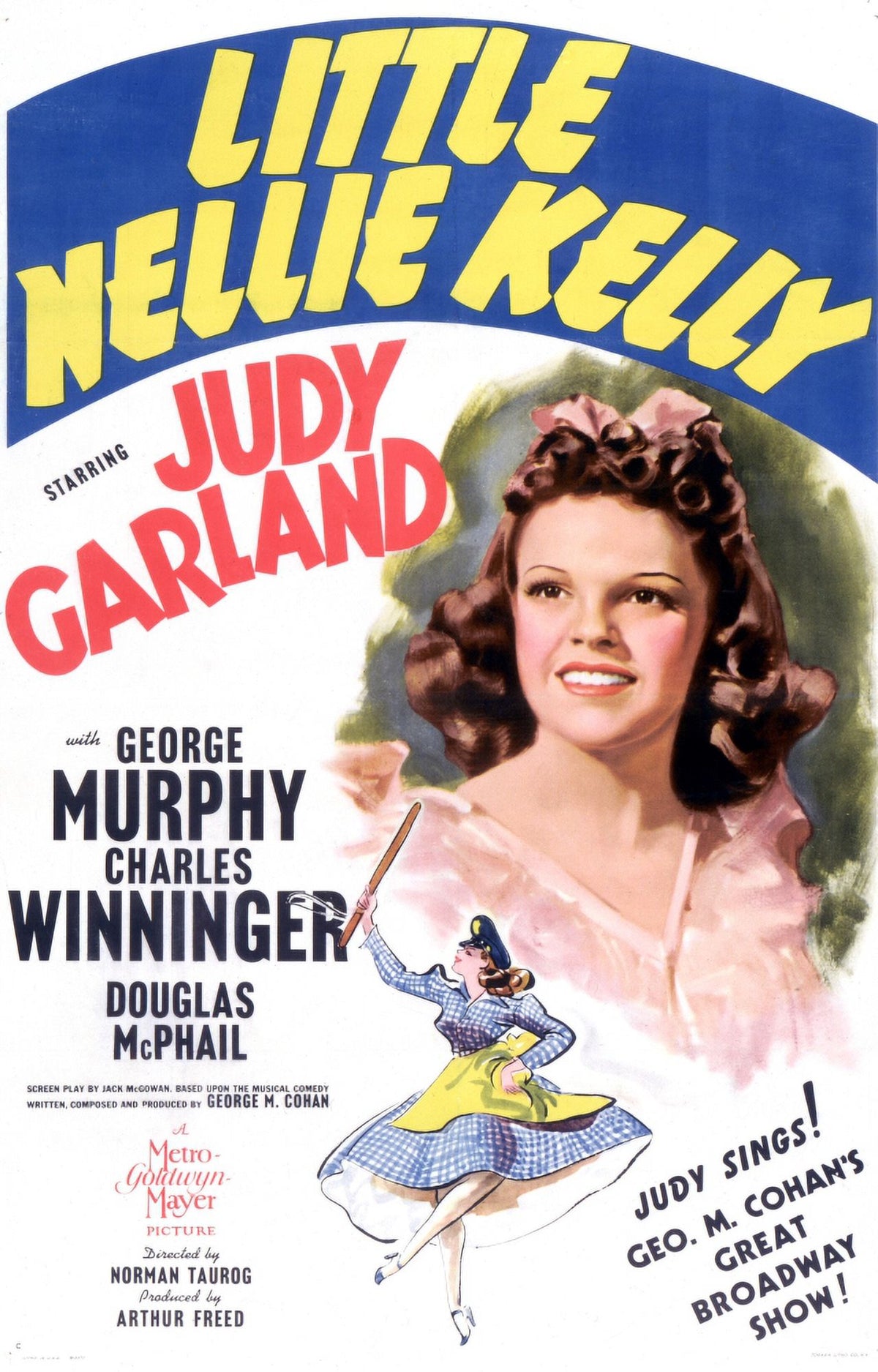 Little Nellie Kelly Judy Garland movie poster print (11x17)