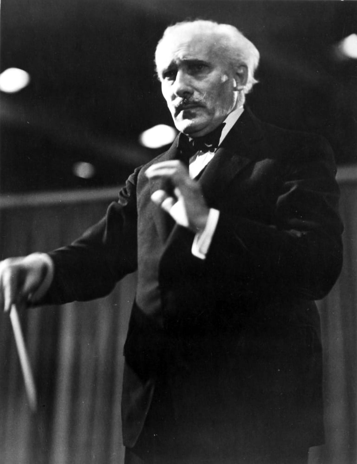 Arturo Toscanini in concert photo print capturing the legendary conductor.