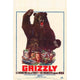 Grizzly Movie Poster - 11x17 print showcasing thrilling cinema art.