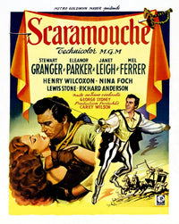 Scaramouche Movie Masterprint Poster featuring Eleanor Parker and Stewart Granger, 1952.