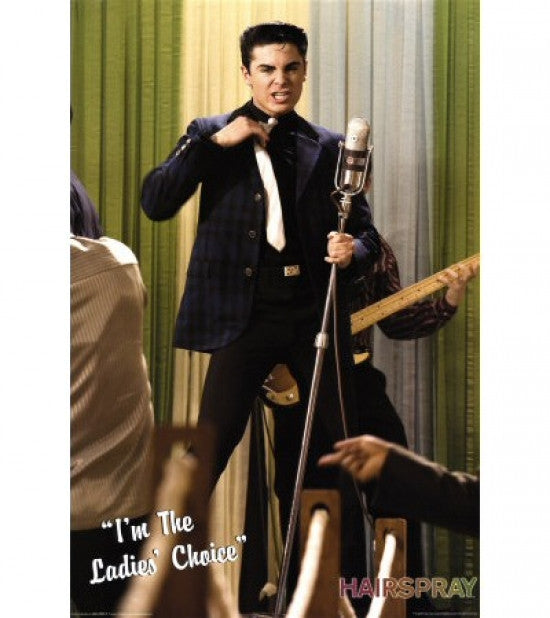 Hairspray Link Larkin Poster Print Featuring Zac Efron