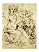 Lady with a Unicorn Poster Print by Leonardo Da Vinci