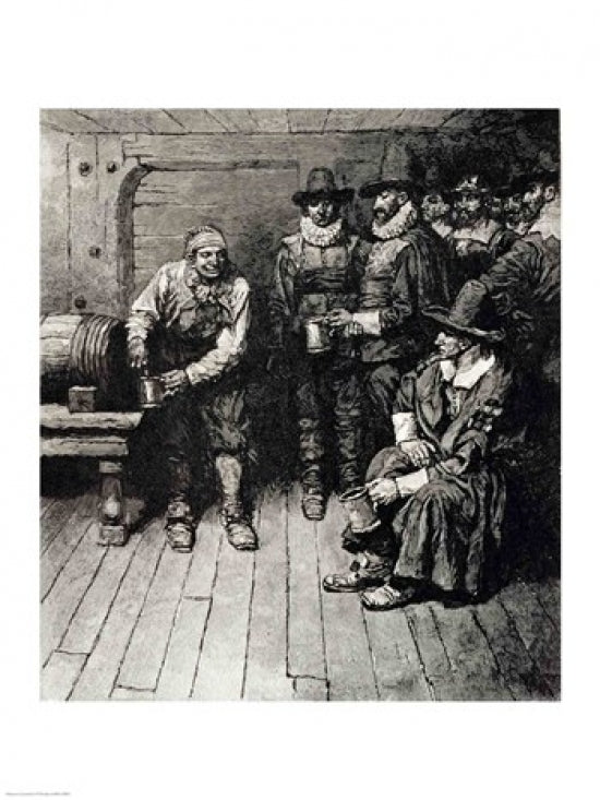 Christmas Morning in Old New York Before the Revolution Poster Print by Howard Pyle