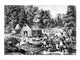 The Pioneer's Home on the Western Frontier Poster Print