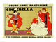 Cinderella Poster Print by Tom Browne featuring vibrant colors and magical design.