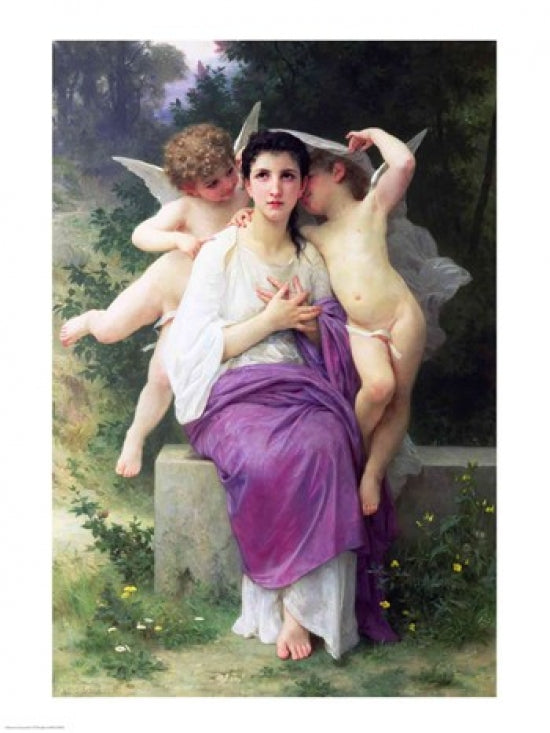 The Heart's Awakening Fine Art Print by William A. Bouguereau