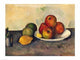 Still Life with Apples fine art print by Paul Cezanne, vibrant colors and detailed artwork.