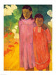 Piti Tiena Poster Print by Paul Gauguin, vibrant colors and unique style