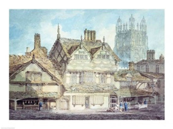 Wrexham, Denbighshire Art Print by J.M.W. Turner, showcasing beautiful landscapes.
