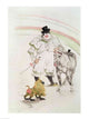 At the Circus Performing Horse and Monkey Fine Art Print by Henri de Toulouse-Lautrec
