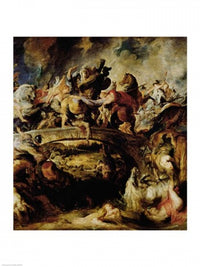 Battle of the Amazons and Greeks Poster Print by Peter Paul Rubens
