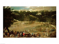 Philip IV Hunting Wild Boar Art Print by Diego Velazquez
