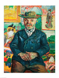 Pere Tanguy Poster Print by Vincent Van Gogh, vibrant art for home decor