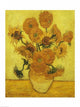 Sunflowers fine art print by Vincent Van Gogh showcasing vibrant yellow flowers.