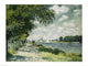 The Seine at Argenteuil fine art print by Claude Monet showcasing impressionist landscape