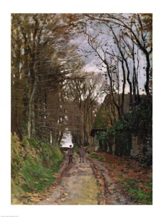 Path in Normandy Poster Print by Claude Monet showcasing serene Impressionist landscape.
