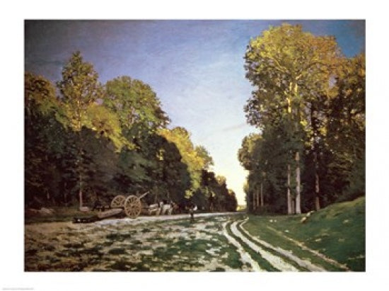 Route de Chailly, Fontainebleau 1864 Fine Art Print by Claude Monet